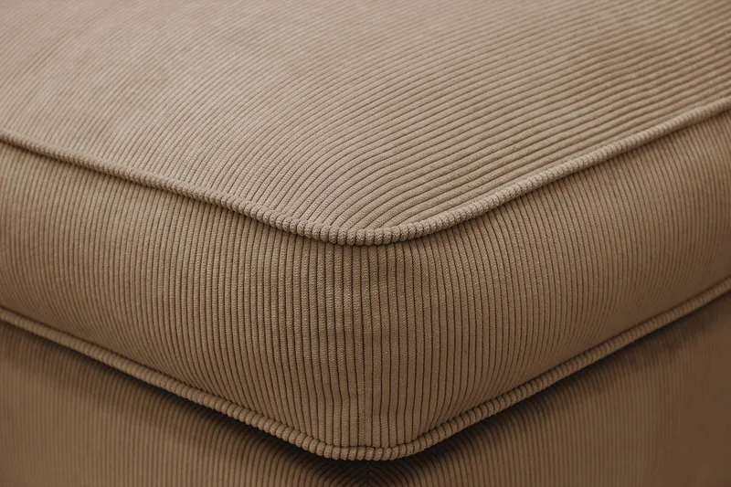 Rossita lyx Fotskammel - Brun Kordfløyel - Møbler - Stoler & lenestoler - Krakk - Fotskammel