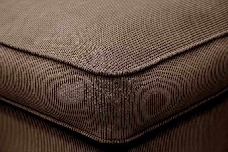 Rossita lyx Fotskammel - Brun Kordfløyel - Møbler - Stoler & lenestoler - Krakk - Fotskammel