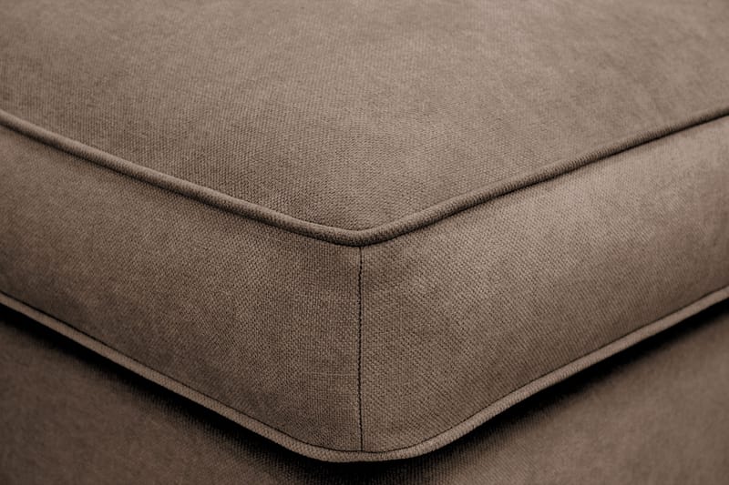 Rossita lyx Fotskammel - Brun Stoff - Møbler - Stoler & lenestoler - Krakk - Fotskammel