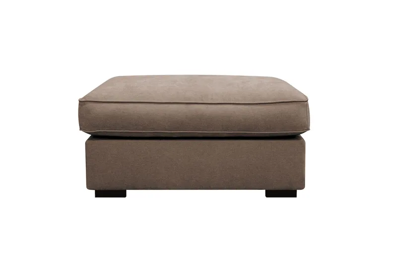 Rossita lyx Fotskammel - Brun Stoff - Møbler - Stoler & lenestoler - Krakk - Fotskammel