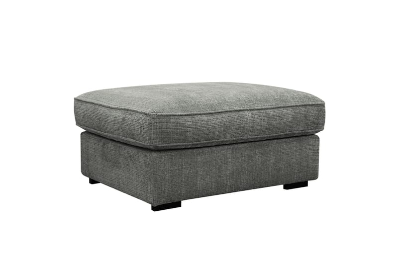 Rossita lyx Fotskammel, Grå Chenille