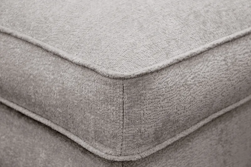 Rossita lyx Fotskammel - Grå/Brun Chenille - Møbler - Stoler & lenestoler - Krakk - Fotskammel