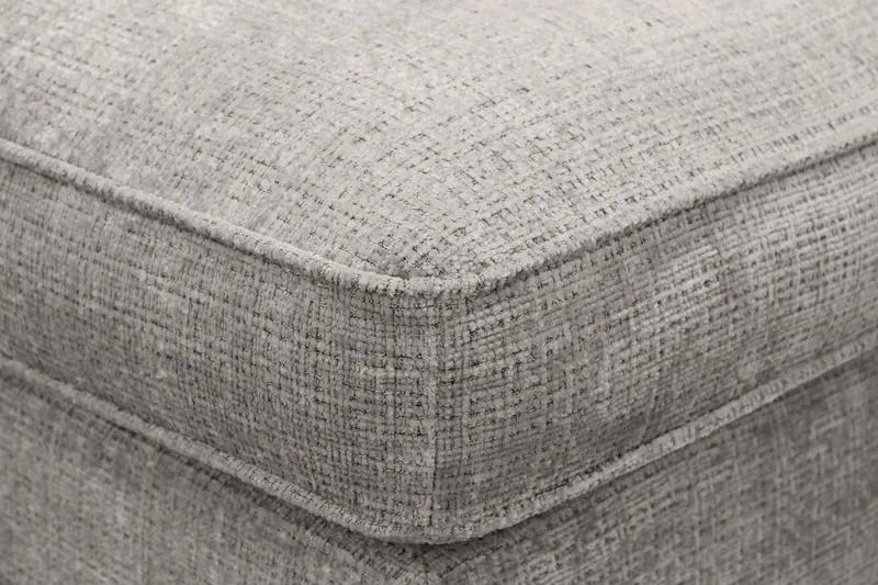 Rossita lyx Fotskammel - Lysegrå Chenille - Møbler - Stoler & lenestoler - Krakk - Fotskammel