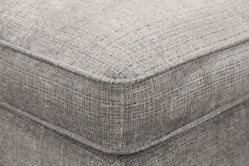 Rossita lyx Fotskammel - Lysegrå Chenille - Møbler - Stoler & lenestoler - Krakk - Fotskammel