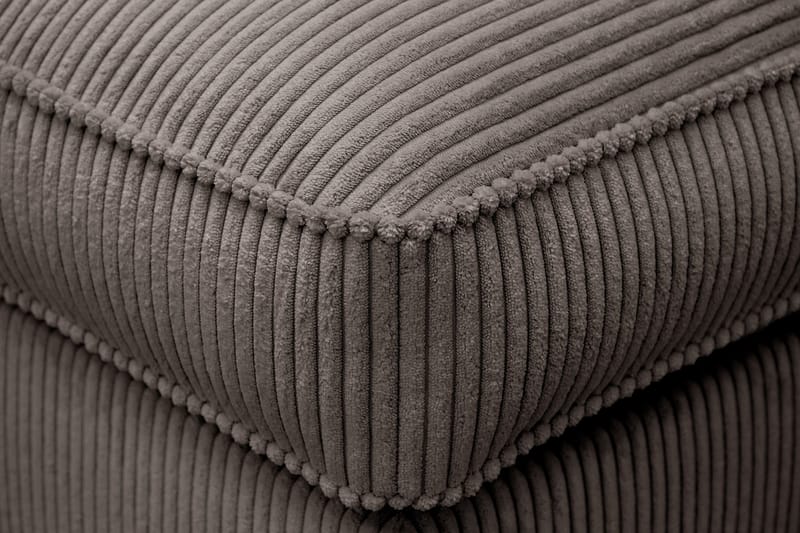 Rossita lyx Fotskammel - Mørkegrå Kordfløyel - Møbler - Stoler & lenestoler - Krakk - Fotskammel