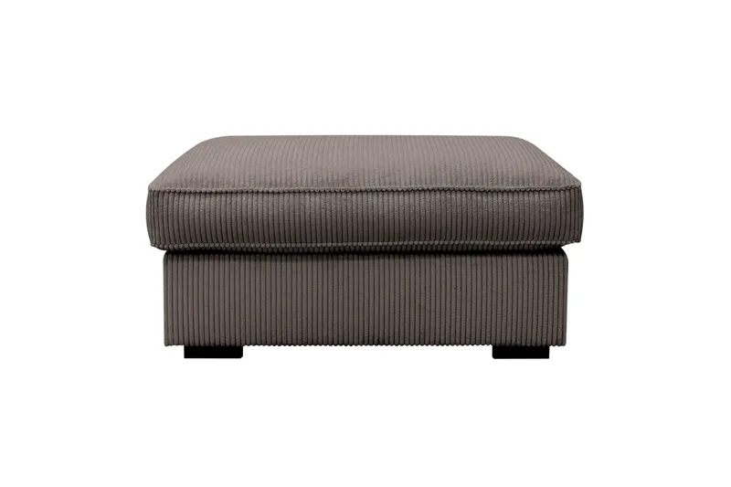 Rossita lyx Fotskammel - Mørkegrå Kordfløyel - Møbler - Stoler & lenestoler - Krakk - Fotskammel