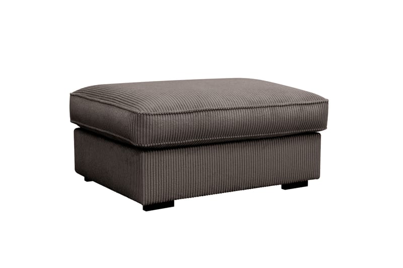 Rossita lyx Fotskammel - Mørkegrå Kordfløyel - Møbler - Stoler & lenestoler - Krakk - Fotskammel