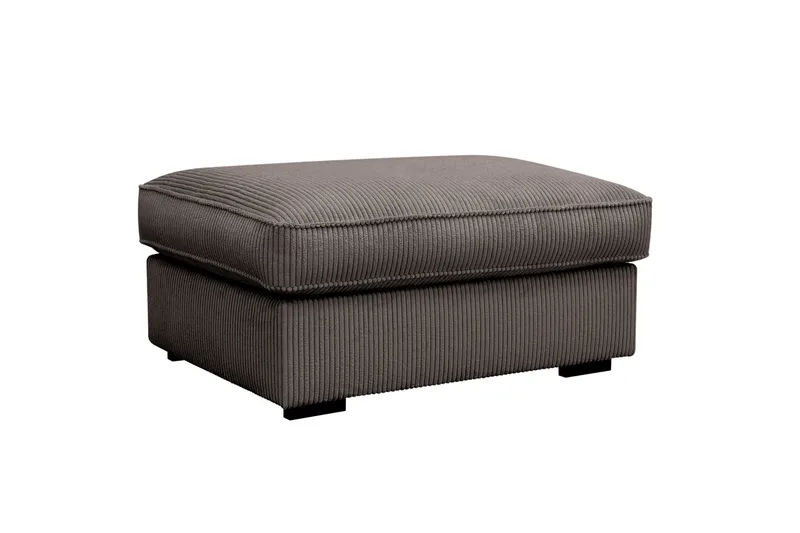 Rossita lyx Fotskammel - Mørkegrå Kordfløyel - Møbler - Stoler & lenestoler - Krakk - Fotskammel