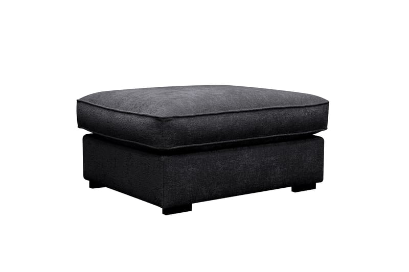 Rossita lyx Fotskammel - Svart Chenille - Møbler - Stoler & lenestoler - Krakk - Fotskammel