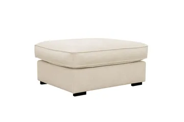 Rossita lyx Fotskammel - Trenza 06, Beige Chenille - Møbler - Stoler & lenestoler - Krakk - Fotskammel