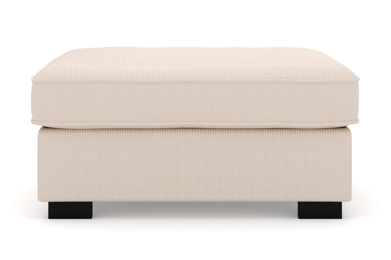 Rossita Puf i Kordfløyel - Beige - Møbler - Stoler & lenestoler - Krakk - Fotskammel