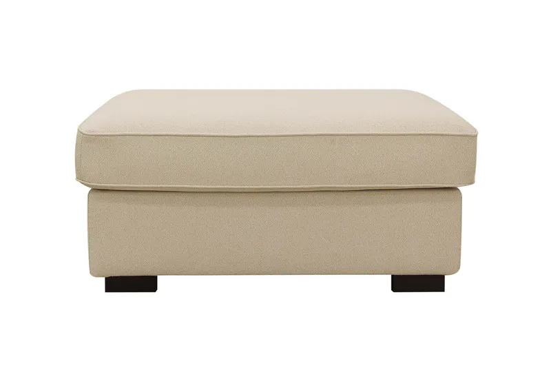 Rossita Puf i Bouclé - Beige - Møbler - Stoler & lenestoler - Krakk - Fotskammel