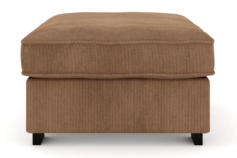 Rossita Puf i Kordfløyel - Brun - Møbler - Stoler & lenestoler - Krakk - Fotskammel