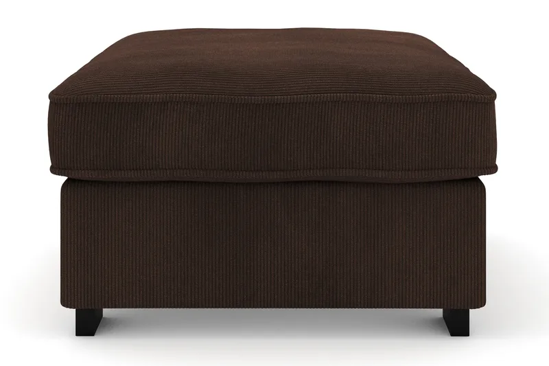 Rossita Puf i Kordfløyel - Brun - Møbler - Stoler & lenestoler - Krakk - Fotskammel