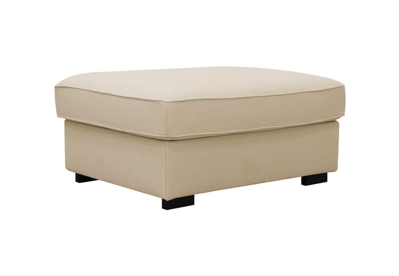 Rossita Puf i Bouclé - Beige - Møbler - Stoler & lenestoler - Krakk - Fotskammel