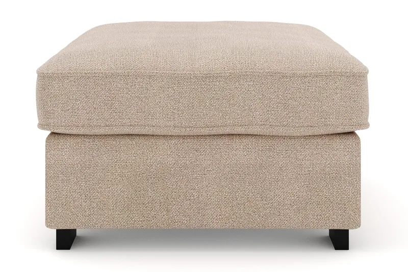 Rossita Puf i Stoff - Beige - Møbler - Stoler & lenestoler - Krakk - Fotskammel