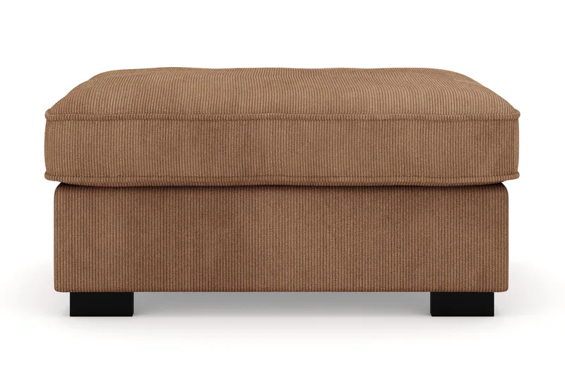 Rossita Puf i Kordfløyel - Brun - Møbler - Stoler & lenestoler - Krakk - Fotskammel