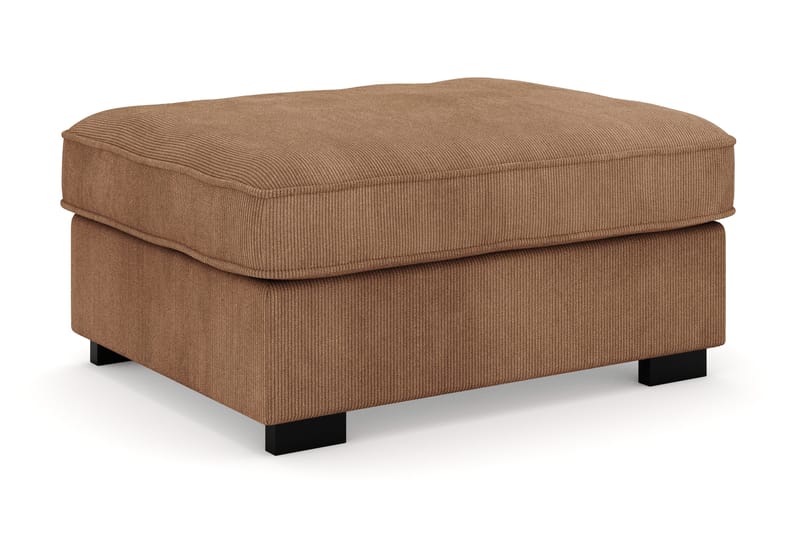 Rossita Puf i Kordfløyel - Brun - Møbler - Stoler & lenestoler - Krakk - Fotskammel