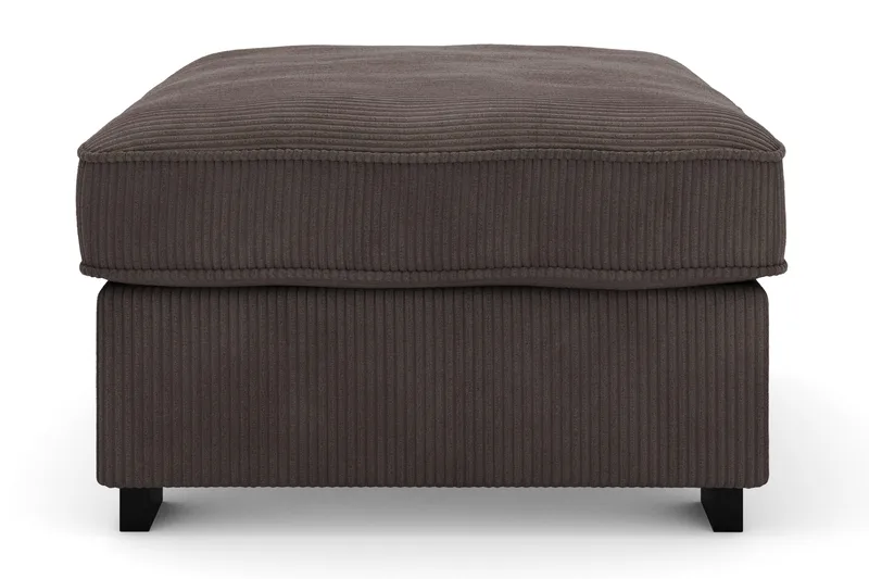Rossita Puf i Kordfløyel - Mørkegrå - Møbler - Stoler & lenestoler - Krakk - Fotskammel