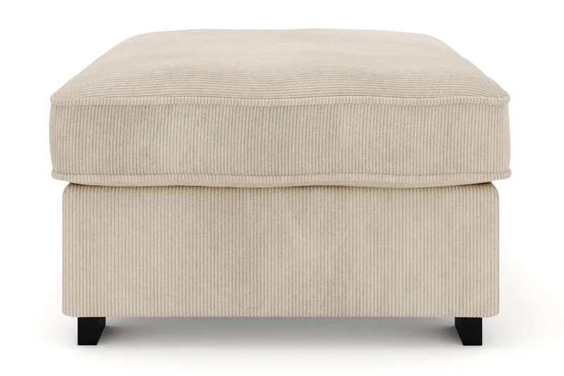 Rossita Puf i Kordfløyel - Greige - Møbler - Stoler & lenestoler - Krakk - Fotskammel