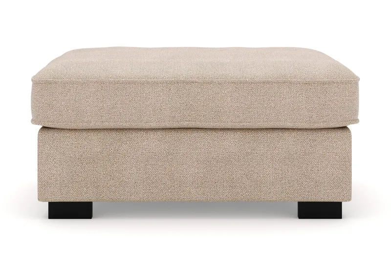 Rossita Puf i Stoff - Beige - Møbler - Stoler & lenestoler - Krakk - Fotskammel