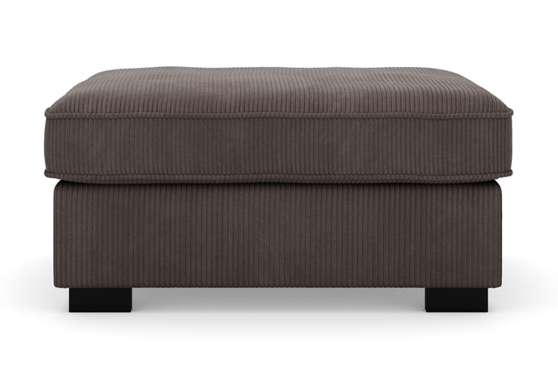 Rossita Puf i Kordfløyel - Mørkegrå - Møbler - Stoler & lenestoler - Krakk - Fotskammel