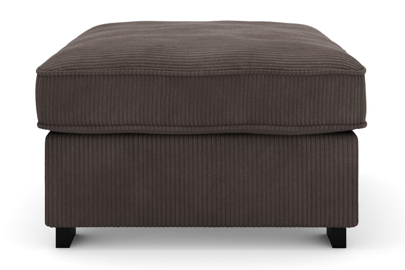 Rossita Puf i Kordfløyel - Mørkegrå - Møbler - Stoler & lenestoler - Krakk - Fotskammel