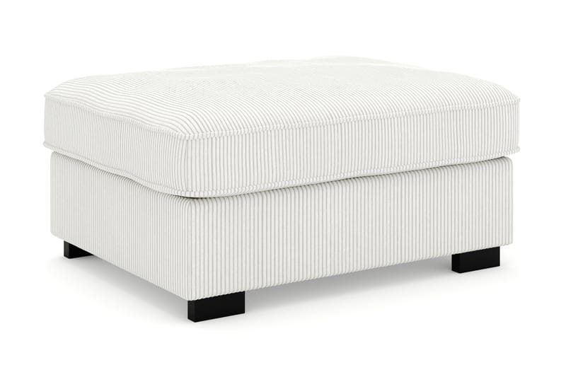 Rossita Puf i Kordfløyel - Offwhite - Møbler - Stoler & lenestoler - Krakk - Fotskammel