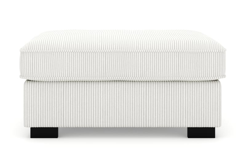 Rossita Puf i Kordfløyel - Offwhite - Møbler - Stoler & lenestoler - Krakk - Fotskammel