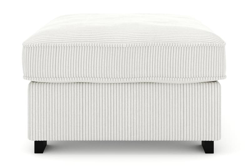 Rossita Puf i Kordfløyel - Offwhite - Møbler - Stoler & lenestoler - Krakk - Fotskammel
