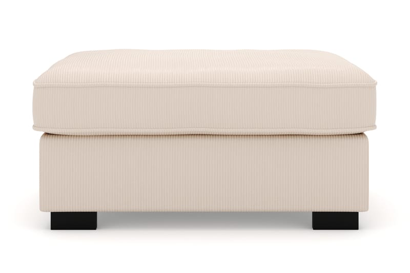 Rossita Puf i Kordfløyel - Beige - Møbler - Stoler & lenestoler - Krakk - Fotskammel
