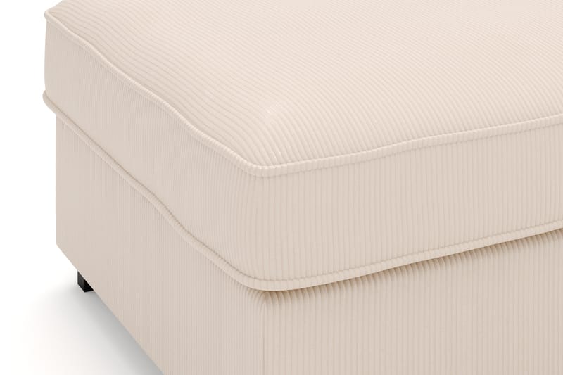 Rossita Puf i Kordfløyel - Beige - Møbler - Stoler & lenestoler - Krakk - Fotskammel