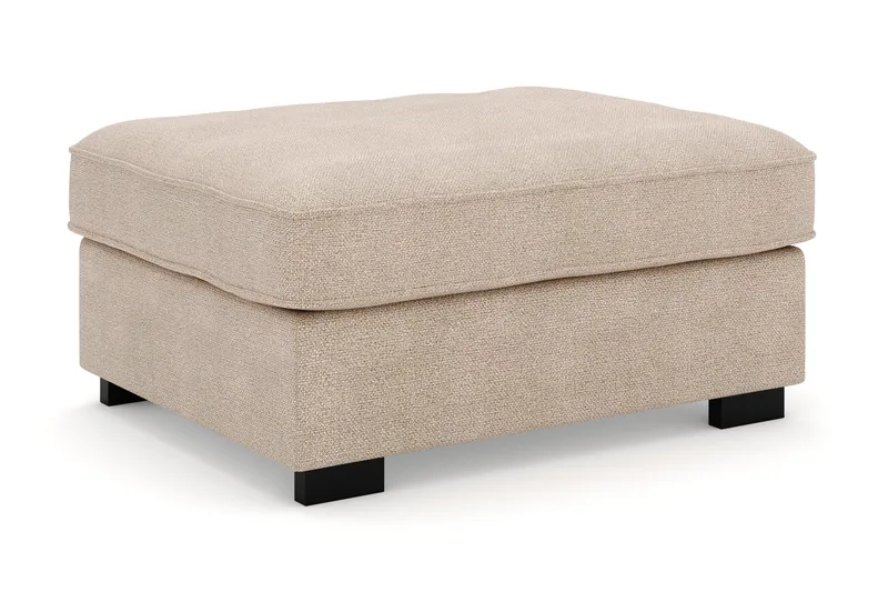 Rossita Puf i Stoff - Beige - Møbler - Stoler & lenestoler - Krakk - Fotskammel