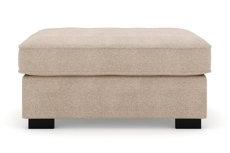 Rossita Puf i Stoff - Beige - Møbler - Stoler & lenestoler - Krakk - Fotskammel