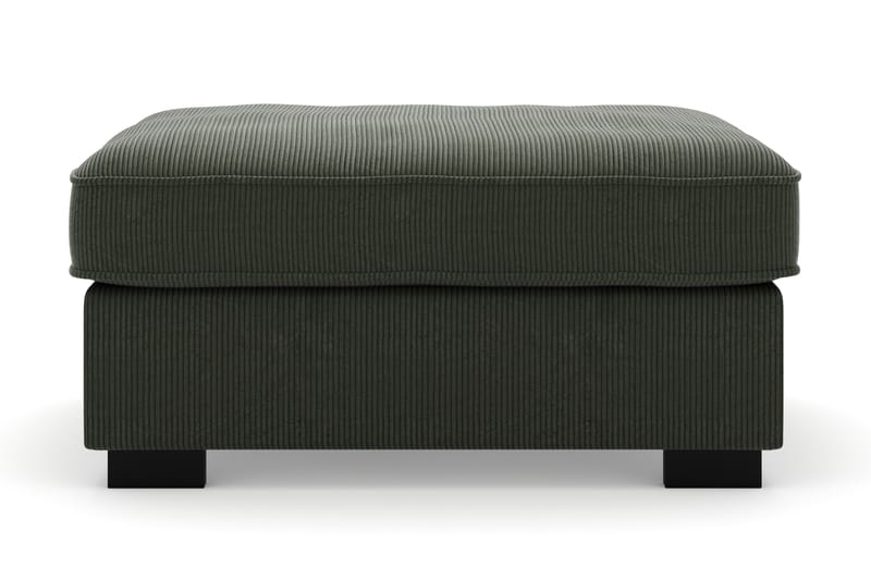 Rossita Puf i Kordfløyel - Mørkegrønn - Møbler - Stoler & lenestoler - Krakk - Fotskammel