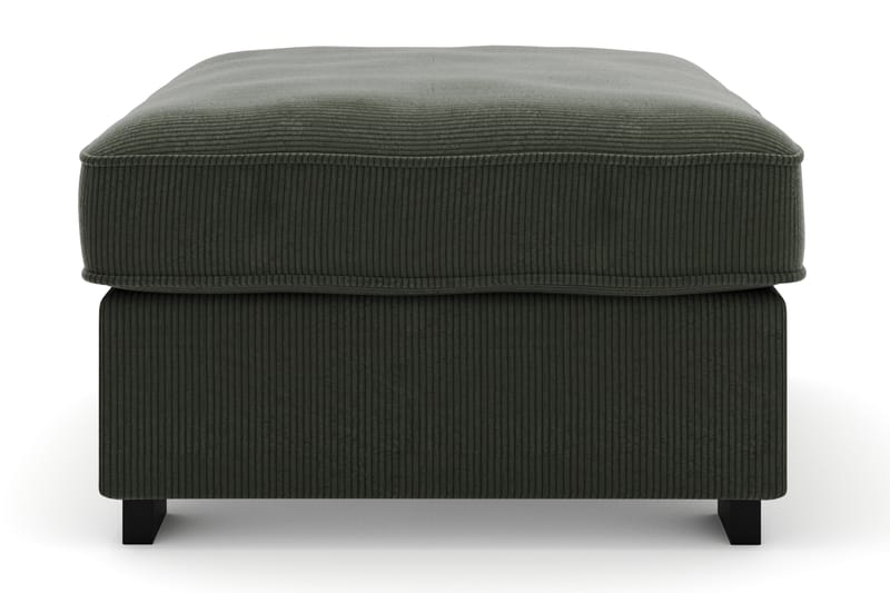 Rossita Puf i Kordfløyel - Mørkegrønn - Møbler - Stoler & lenestoler - Krakk - Fotskammel
