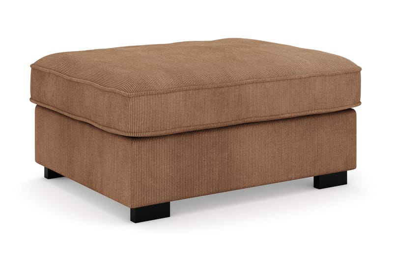 Rossita Puf i Kordfløyel - Brun - Møbler - Stoler & lenestoler - Krakk - Fotskammel