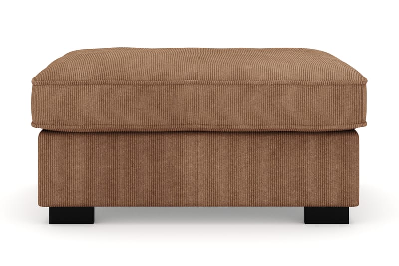 Rossita Puf i Kordfløyel - Brun - Møbler - Stoler & lenestoler - Krakk - Fotskammel