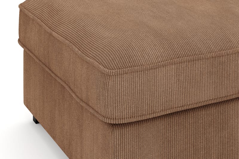 Rossita Puf i Kordfløyel - Brun - Møbler - Stoler & lenestoler - Krakk - Fotskammel