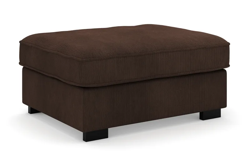 Rossita Puf i Kordfløyel - Brun - Møbler - Stoler & lenestoler - Krakk - Fotskammel