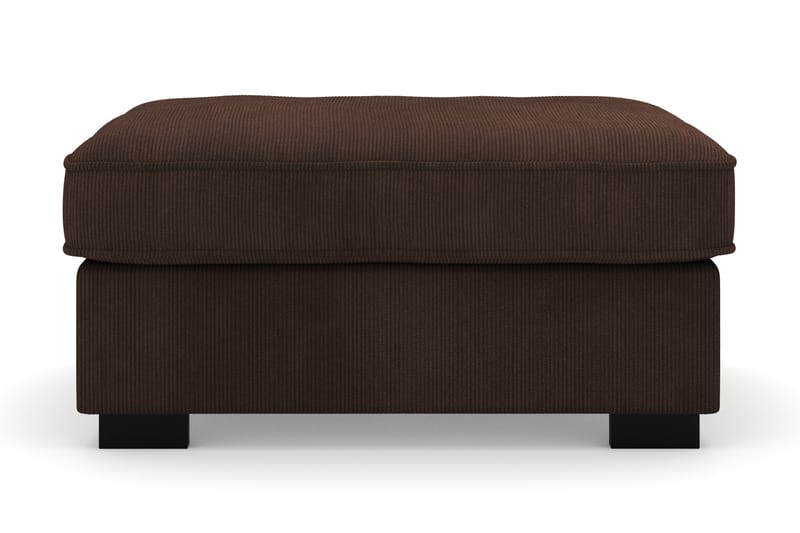 Rossita Puf i Kordfløyel - Brun - Møbler - Stoler & lenestoler - Krakk - Fotskammel