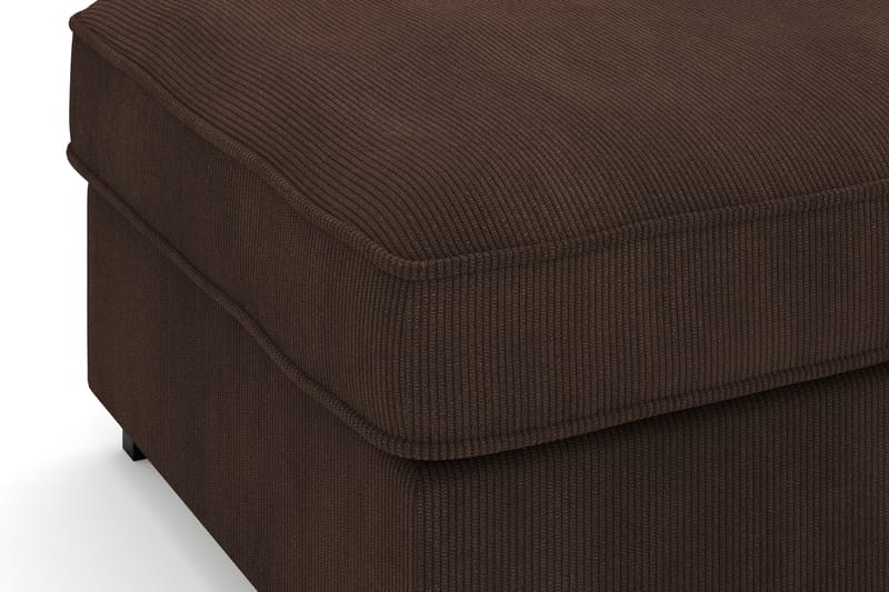 Rossita Puf i Kordfløyel - Brun - Møbler - Stoler & lenestoler - Krakk - Fotskammel