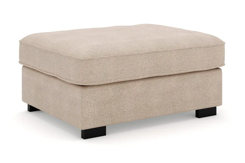 Rossita Puf i Stoff, Beige