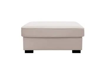 Rossita Puf i Fløyel - Beige - Møbler - Stoler & lenestoler - Krakk - Fotskammel