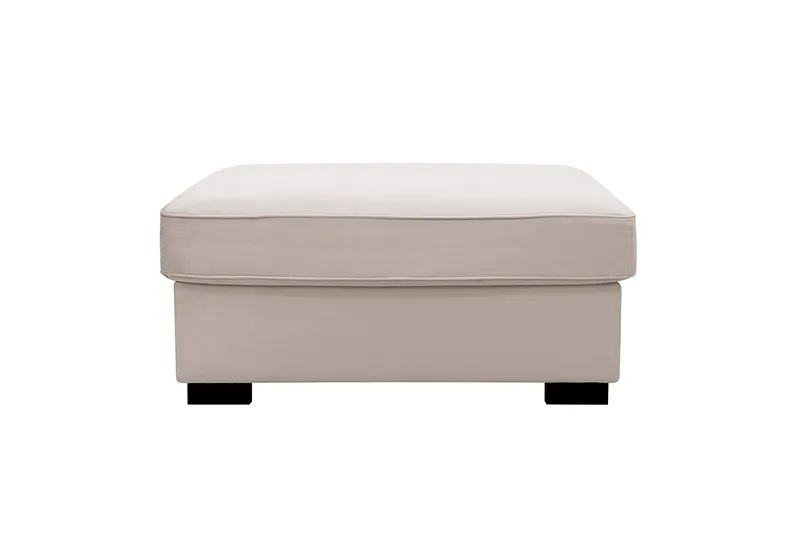 Rossita Puf i Fløyel - Beige - Møbler - Stoler & lenestoler - Krakk - Fotskammel