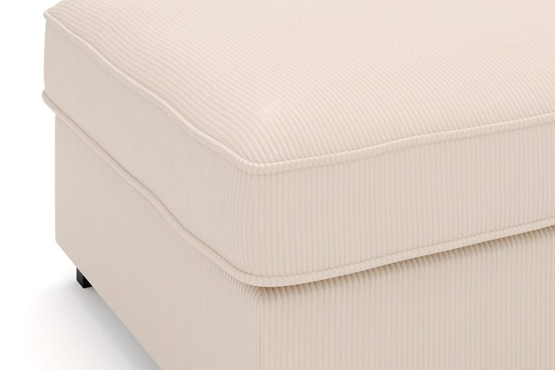 Rossita Puf i Kordfløyel - Beige - Møbler - Stoler & lenestoler - Krakk - Fotskammel