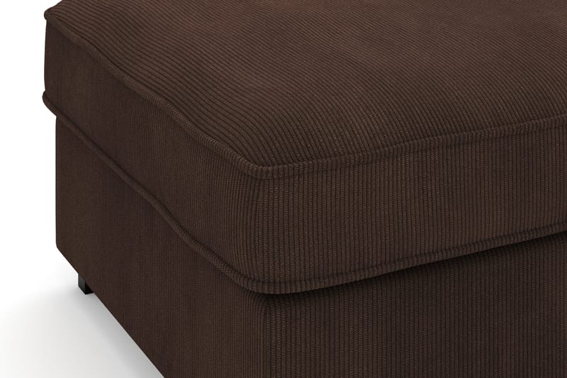 Rossita Puf i Kordfløyel - Brun - Møbler - Stoler & lenestoler - Krakk - Fotskammel