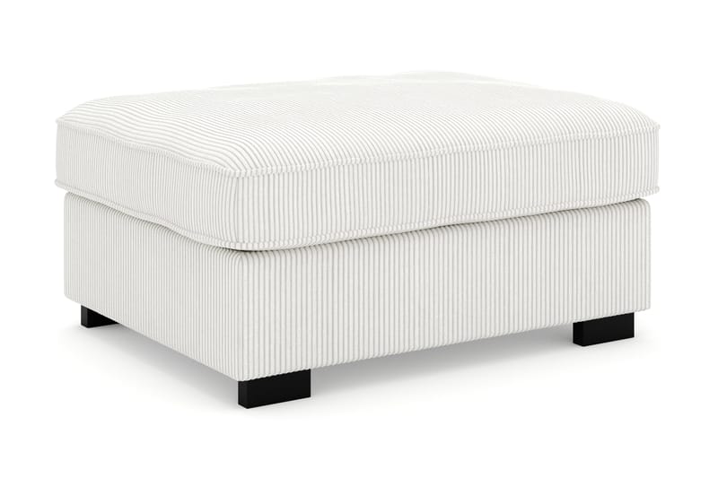 Rossita Puf i Kordfløyel - Offwhite - Møbler - Stoler & lenestoler - Krakk - Fotskammel