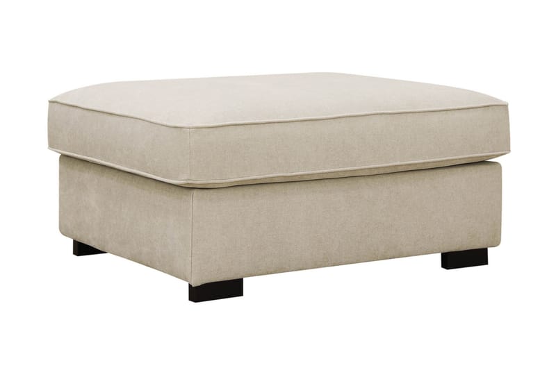 Rossita Puf i Fløyel - Beige - Møbler - Stoler & lenestoler - Krakk - Fotskammel