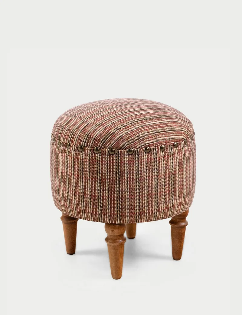 Rubby sittepuff 38 cm rund, Flerfarget